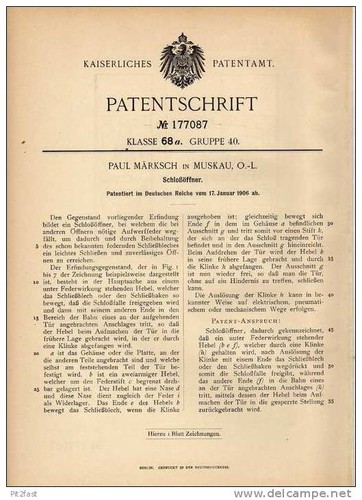 Original patentschrift p - original,